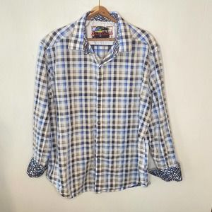 Robert Graham 2XL shirt blue plaid